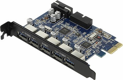 Orico PVU3-5O2I (RTL) PCI-Ex1, USB3.0, 5port-ext