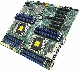 SuperMicro X10DRH-C (RTL) Dual LGA2011-3 C612 PCI-E SVGA 2*GbLAN SATA RAID E-ATX 16DDR4
