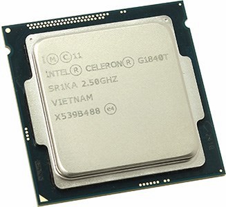 CPU Intel Celeron G1840T  2.5 GHz/2core/SVGA HD Graphics/0.5+2Mb/35W/5 GT/s LGA1150