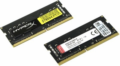 Kingston HyperX Impact HX421S13IBK2/8 DDR4 SODIMM 8Gb KIT 2*4Gb PC4-17000CL13 (for NoteBook)