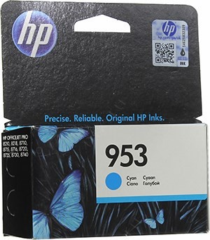  HP F6U12AE (953) Cyan  HP Officejet Pro 8210/18/8710/15/16/20/25/30/40