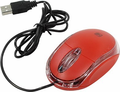 Defender Optical Mouse MS-900 Red (RTL) USB 3btn+Roll 52901