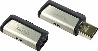 SanDisk Ultra Dual SDDDC2-016G-G46 USB3.0/USB-C OTG Flash Drive 16Gb (RTL)