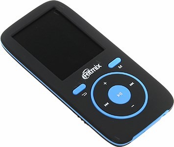 Ritmix RF-4450-4Gb Black/Blue (A/V Player, FM, 4Gb, MicroSD, 1.8