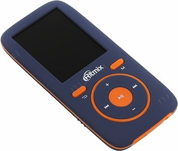 Ritmix RF-4450-4Gb Blue/Orange (A/V Player, FM, 4Gb, MicroSD, 1.8