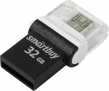 SmartBuy SB32GBPO-K USB2.0/USB micro-B OTG Flash Drive 32Gb (RTL)
