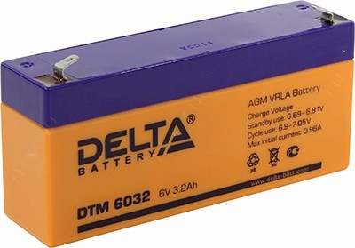  Delta DTM 6032 (6V, 3.2Ah)  UPS