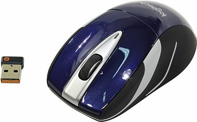 Logitech M525 Power Plus Wireless Mouse (RTL) USB 3btn+Roll,  910-004933