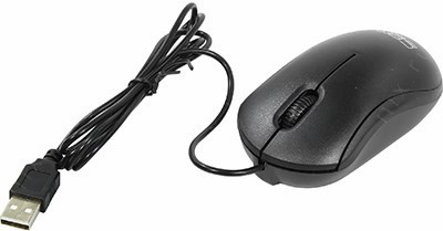 CBR Optical Mouse CM112 Black (RTL) USB 3but+Roll