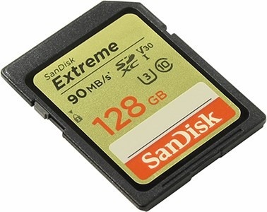 SanDisk Extreme SDSDXVF-128G-GNCINSDXC Memory Card 128Gb UHS-I U3