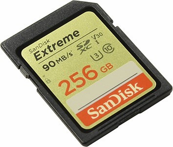 SanDisk Extreme SDSDXVF-256G-GNCINSDXC Memory Card 256Gb UHS-I U3