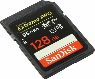 SanDisk Extreme Pro SDSDXXG-128G-GN4IN SDXC Memory Card 128GbUHS-I U3