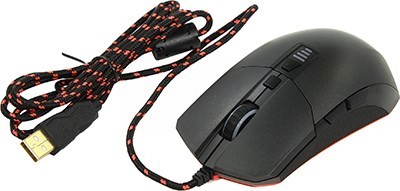 EpicGear Gaming Mouse Zora (RTL) USB 7btn+Roll EGMZO1-OBOW