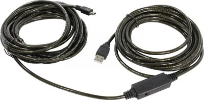 Greenconnect GCR-UM2M5P1-BD2S-10.0m    USB 2.0-repeater AM--mini-B 5P 10