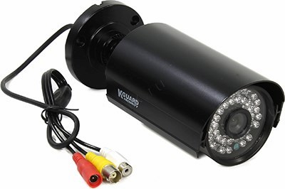 KGUARD FW223GPK Day&Night Indoor/Outdoor CCTV Camera Kit (480TVL, CCD, Color, PAL, f=6mm,mic.,36LED,)