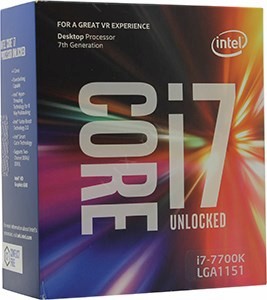 CPU Intel Core i7-7700K BOX ( ) 4.2 GHz/4core/SVGA HD Graphics 630/1+8Mb/91W/8 GT/s LGA1151