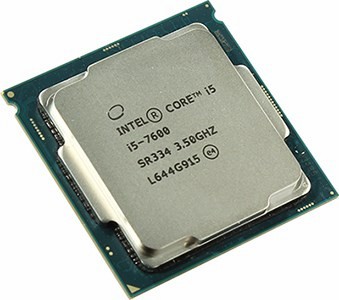 CPU Intel Core i5-7600  3.5 GHz/4core/SVGA HD Graphics 630/1+6Mb/65W/8 GT/s LGA1151