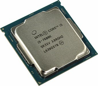 CPU Intel Core i5-7600K 3.8 GHz/4core/SVGA HD Graphics 630/1+6Mb/91W/8 GT/s LGA1151