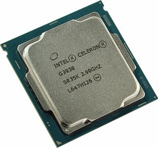 CPU Intel Celeron G3930  2.9 GHz/2core/SVGA HD Graphics 610/0.5+2Mb/51W/8GT/s LGA1151