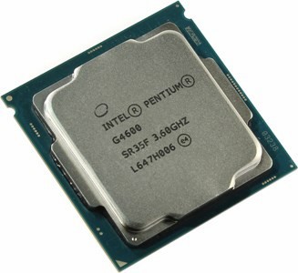 CPU Intel Pentium G4600  3.6 GHz/2core/SVGA HD Graphics 630/0.5+3Mb/51W/8GT/s LGA1151