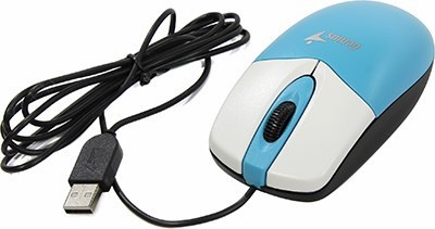 Genius Optical Mouse DX-165 Blue (RTL) USB 3btn+Roll (31010234102)