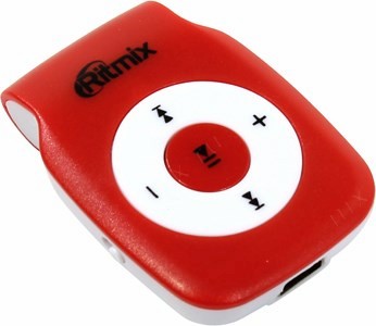 Ritmix RF-1015 Red (MP3 Player, MicroSD, USB2.0, Li-lon)