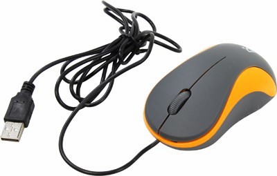 Defender Accura Optical Mouse MS-970 Grey&Orange (RTL) USB 3btn+Roll 52971