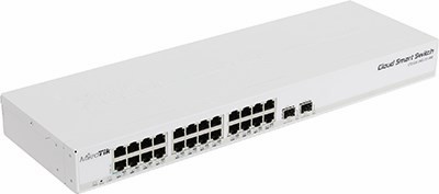 MikroTik CSS326-24G-2S+RM Cloud Smart Switch (24UTP 1000Mbps + 2SFP+)