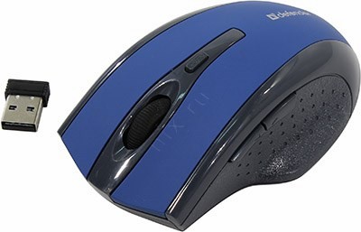 Defender Wireless Optical Mouse Accura MM-665 Blue (RTL) USB6btn+Roll .52667