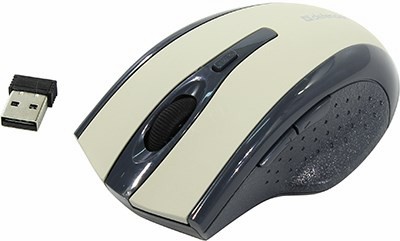 Defender Wireless Optical Mouse Accura MM-665 Grey (RTL) USB6btn+Roll .52666
