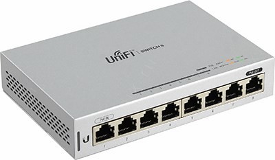 UBIQUITI US-8 UNIFI Switch (7UTP 1000Mbps, 1UTP 1000Mbps PoE+)