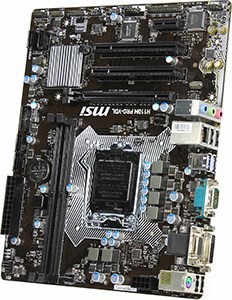 MSI H110M PRO-VDL(RTL) LGA1151 H110 PCI-E Dsub+DVI GbLAN SATA MicroATX 2*DDR4