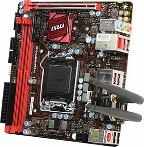 MSI H270I GAMING PRO AC (RTL) LGA1151 H270 PCI-E DVI+HDMI GbLAN+WiFi+BT SATA RAID Mini-ITX 2*DDR4