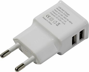 VCOM CA-DC528   USB (. AC100-240V, . DC5V, 2*USB 2.1A)
