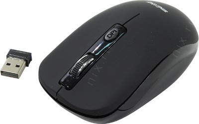 SmartBuy One Wireless Optical Mouse SBM-345AG-K (RTL) USB 4btn+Roll