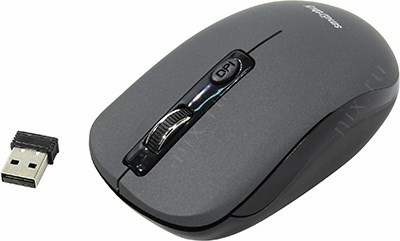 SmartBuy One Wireless Optical Mouse SBM-345AG-G (RTL) USB 4btn+Roll