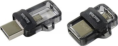 SanDisk Ultra Dual Drive m3.0 SDDD3-064G-G46 USB3.0/USB micro-B OTG Flash Drive 64Gb (RTL)