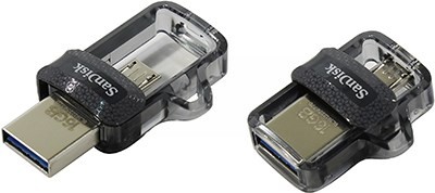 SanDisk Ultra Dual Drive m3.0 SDDD3-016G-G46 USB3.0/USB micro-B OTG Flash Drive 16Gb (RTL)