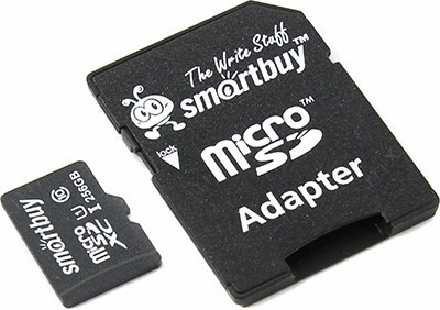 SmartBuy Ultimate SB256GBSDCL10-01 microSDXC Memory Card 256Gb UHS-I U1 + microSD--SD Adapter