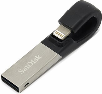 SanDisk iXpand for iPhone and iPad SDIX30N-256G-GN6NE USB/Lightning Flash Drive 256Gb (RTL)