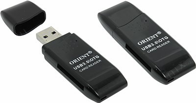 Orient CR-018B USB3.0 SD/microSD OTG Card Reader/Writer