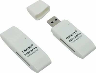 Orient CR-018W USB3.0 SD/microSD OTG Card Reader/Writer