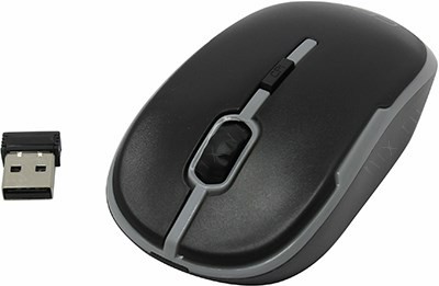 CBR Wireless Optical Mouse CM-420 Grey (RTL) USB 4but+Roll, 