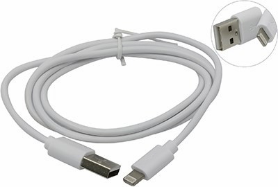 Defender 87479  USB 2.0 AM--Lightning 1, White