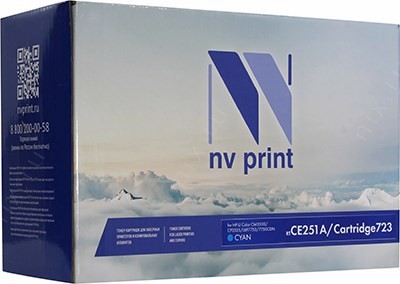  NV-Print  CE251A/Cartridge 723 Cyan  HP LJ CP3525/3530MFP, Canon LBP-7750