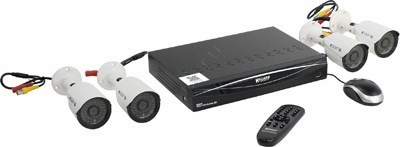 KGUARD HD881-4WA713A (DVR 8 Video In/12 IP-cam,AHD,240FPS,1xSATA,LAN,USB2.0,RS-485,VGA,HDMI + 4 cam F=3.6,36LED)