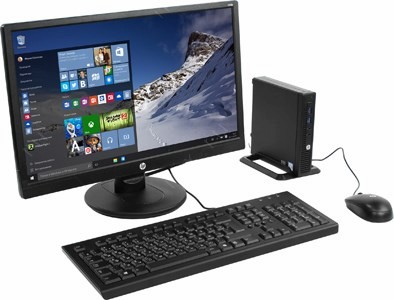 HP 260 G2 Desktop Mini + V213a Monitor Z6S63ES#ACB i3 6100U/4/128SSD/WiFi/BT/Win10Pro/20.7