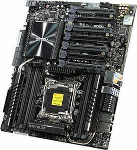 ASUS X99-E-10G WS (RTL) LGA2011-3 X99 7xPCI-E 2x10GbLAN SATA RAID SSI CEB 8*DDR4