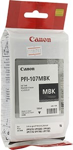  Canon PFI-107MBK Black  iPF670/680/685/770/780/785
