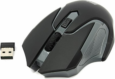 Jet.A Comfort Wireless Optical Mouse OM-U57G Black (RTL) USB 4btn+Roll, 